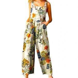 A Walk In The Forest Jumpsuit With Pockets